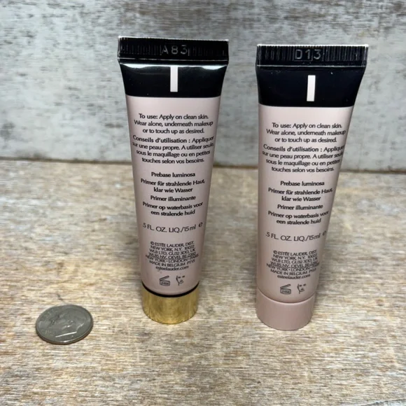 Lot of 2 Estee Lauder Futurist Aqua Brilliance Watery Glow Primer .5 fl oz/15mL - Picture 2 of 4